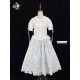 Miss Point Goose's Flower Basket Petal Hem Skirt(Reservation/3 Colours/Full Payment Without Shipping)